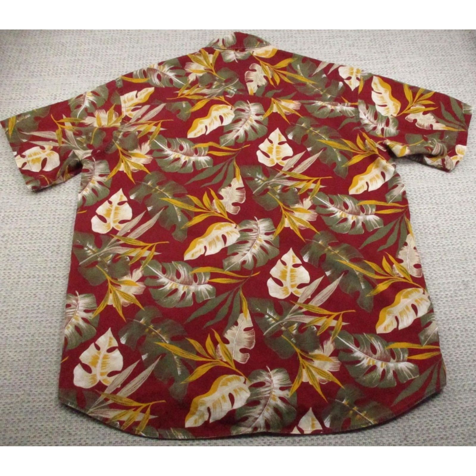 ALOHAS VINTAGE Twenty X Shirt Mens XL Red Hawaiian Aloha Tropical Button-Front Short Sleeve Shirt Boy? Size US XL / EU 56 / 4 - 6 Thumbnail