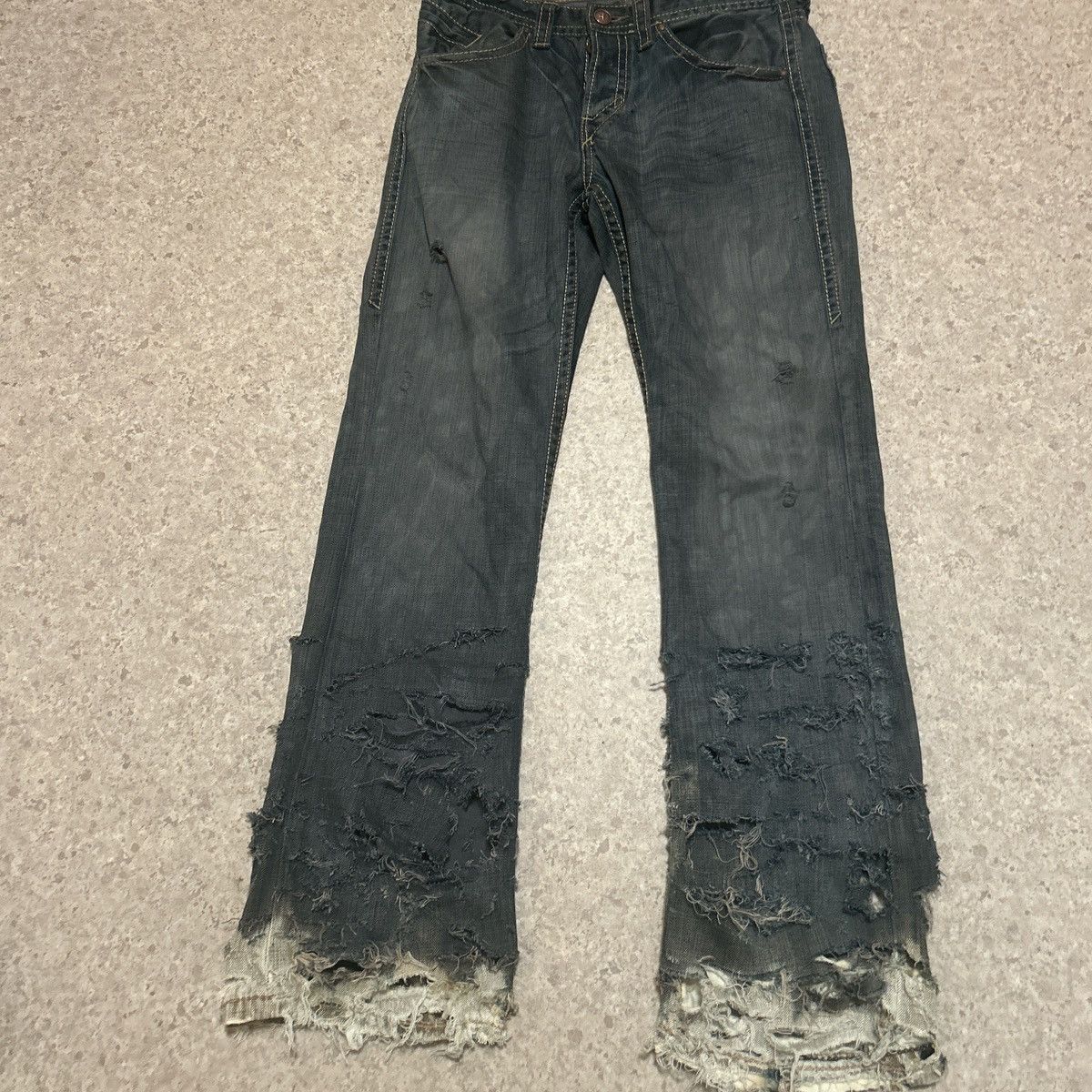 Japanese Brand × Tornado Mart DISTRESSED DENIM Size US 32 / EU 48 - 1 Preview