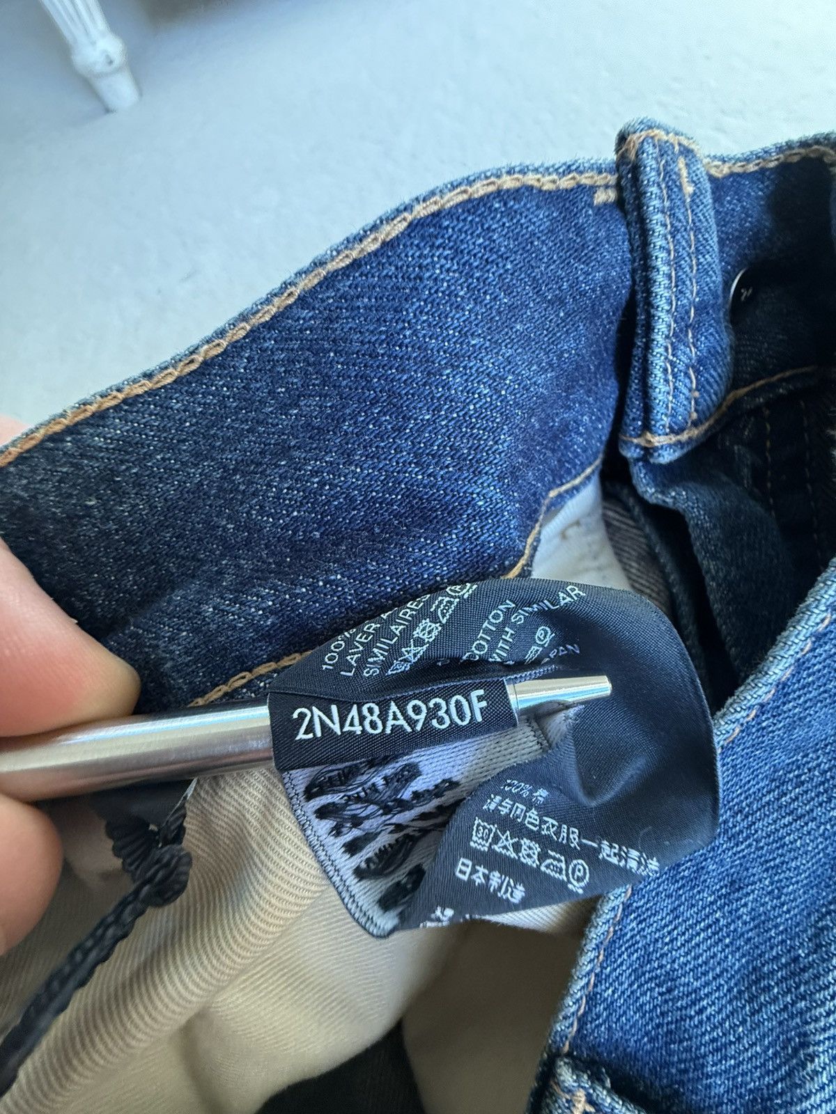 Celine Celine Hedi Slimane Dark union wash Francoise jeans 29 $1200 Size US 29 - 23 Thumbnail