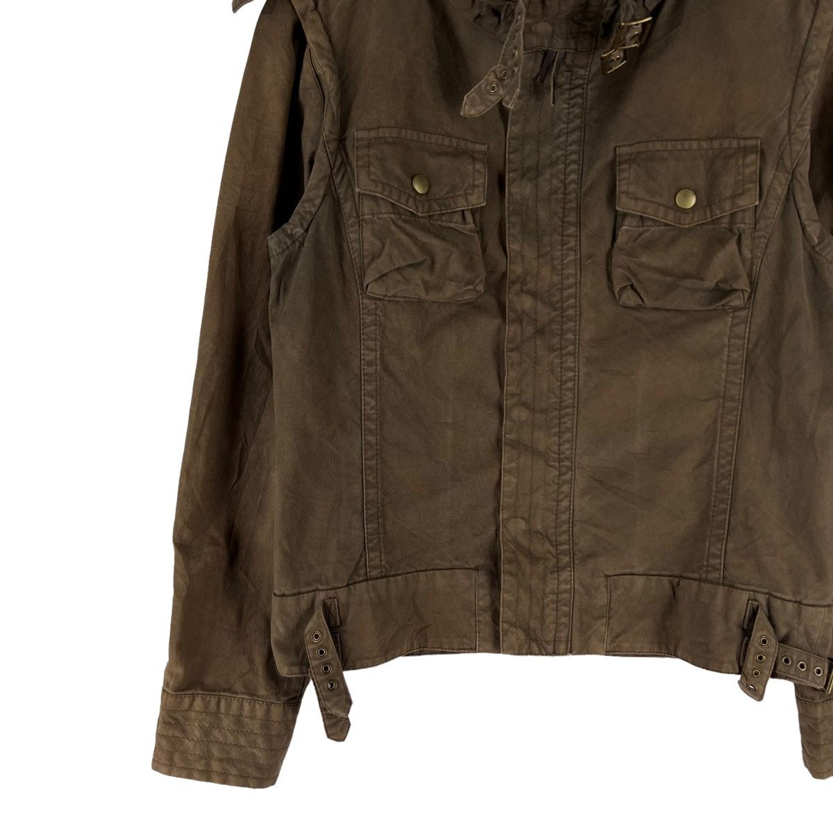 Hysteric Glamour 🔥UTILITY BONDAGE CARGO JACKET CROPPED PPFM JAPAN Size US M / EU 48-50 / 2 - 6 Thumbnail