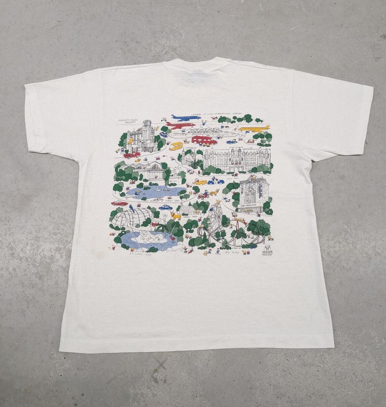 Other Vintage 90s St. Louis Gateway To The West Travel T-shirt Size US XL / EU 56 / 4 - 3 Thumbnail