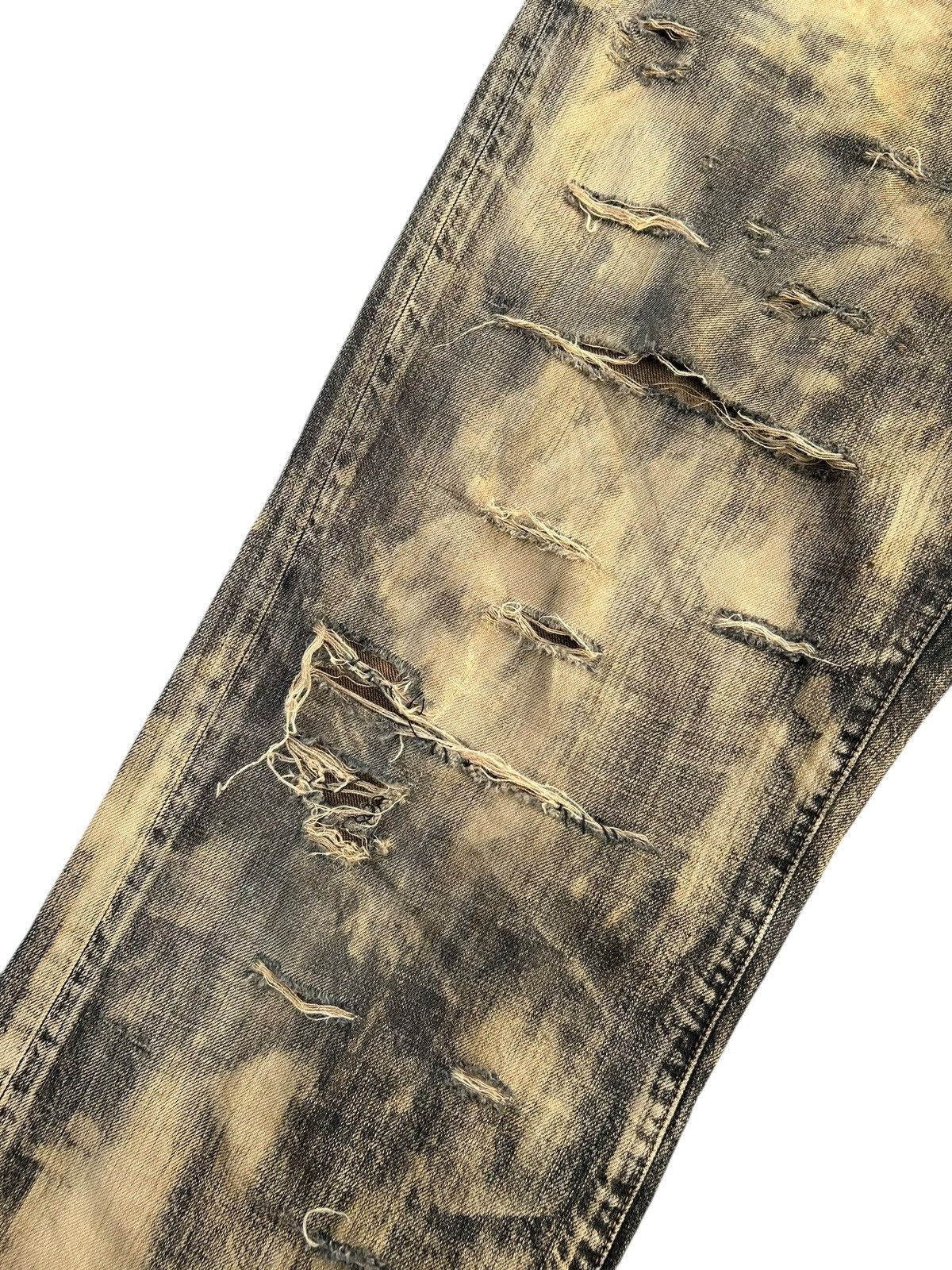 Kapital Thrashed Vintage Wrangler Rusty Denim Jeans Size US 32 / EU 48 - 4 Thumbnail
