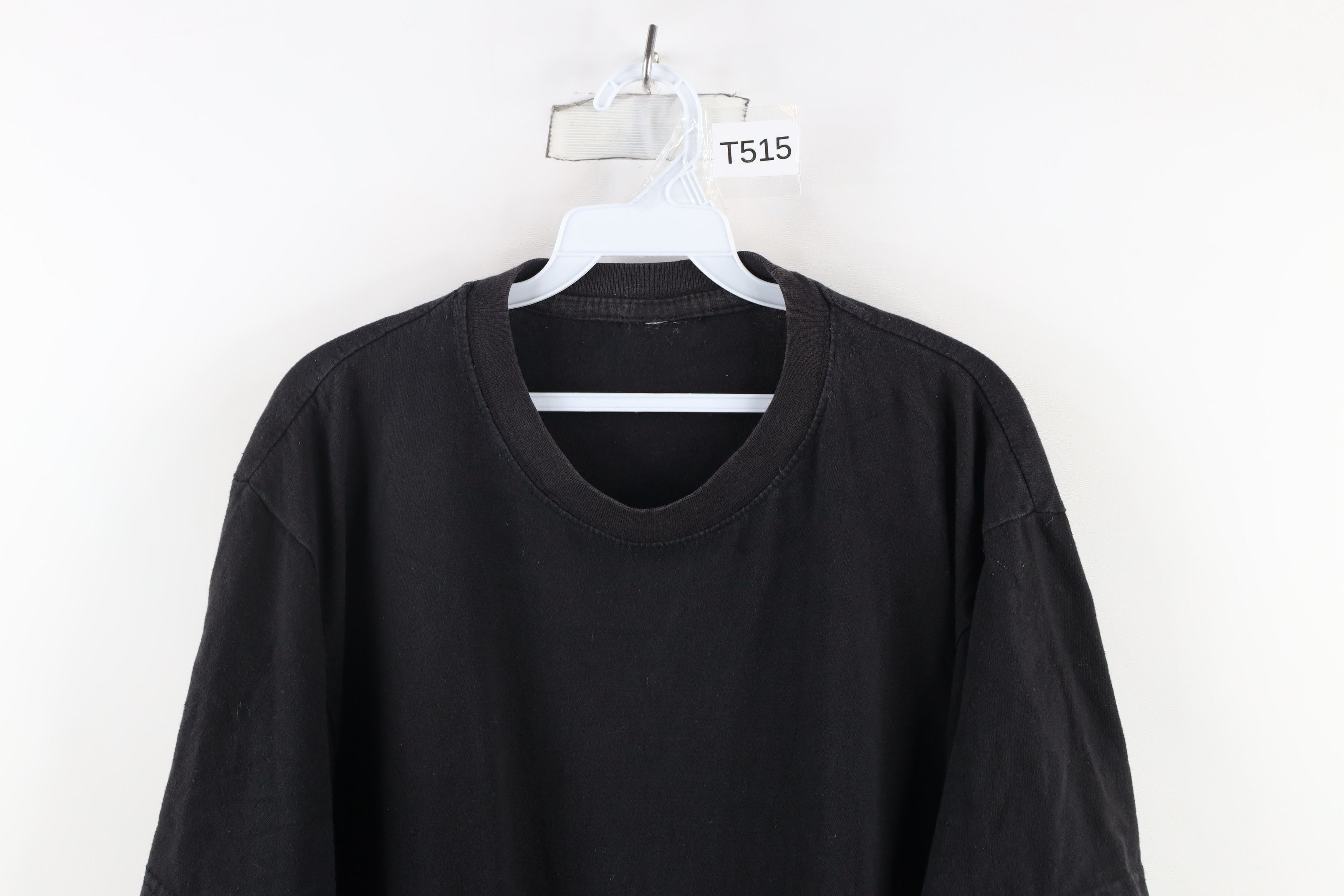 Vintage Vintage 90s Streetwear Short Sleeve T-Shirt Black Cotton Size US XL / EU 56 / 4 - 2 Thumbnail