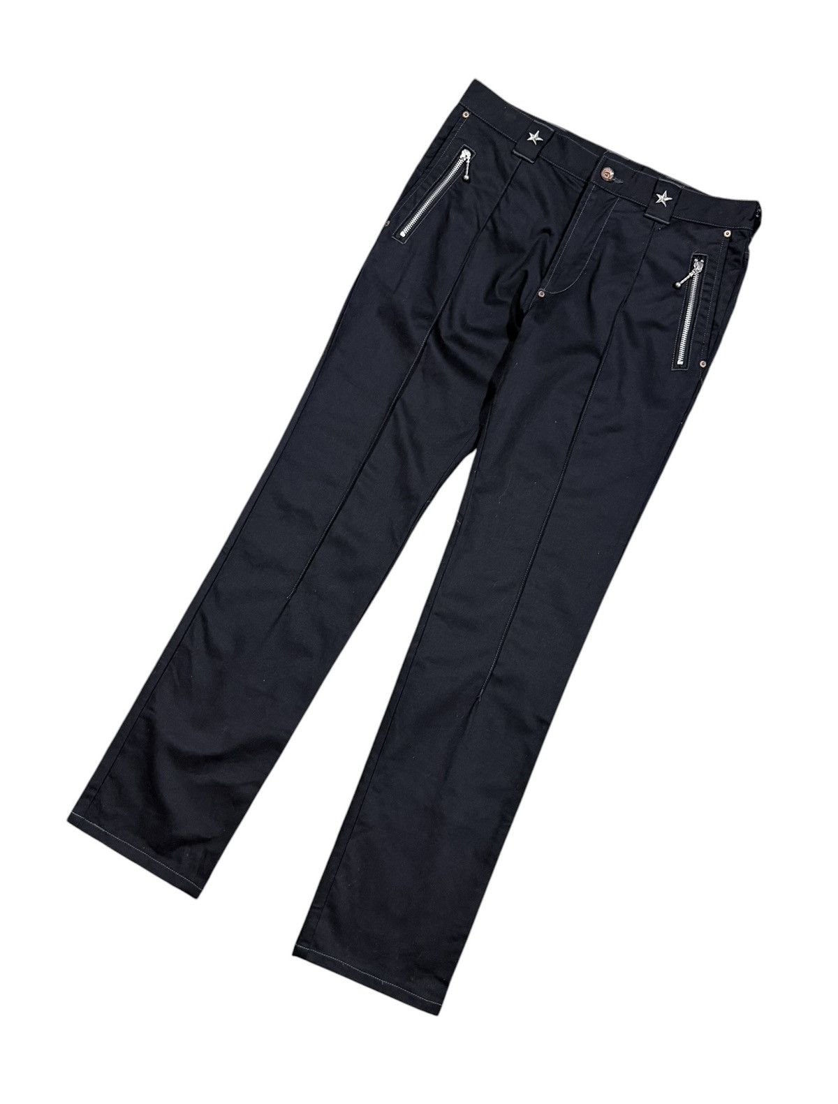 Izreel  Kazuhiro Takakura Vtg🔥Izreel Kazuhiro Takakura LGB Black Stud Star Pants Size US 32 / EU 48 - 6 Thumbnail