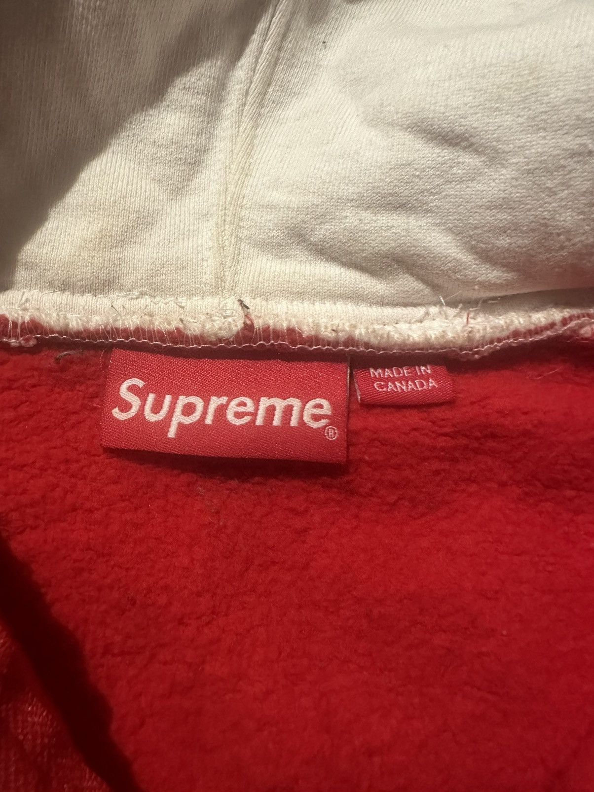 Supreme Supreme Large Logo Sleeve Zip Up Hoodie Size US M / EU 48-50 / 2 - 8 Thumbnail