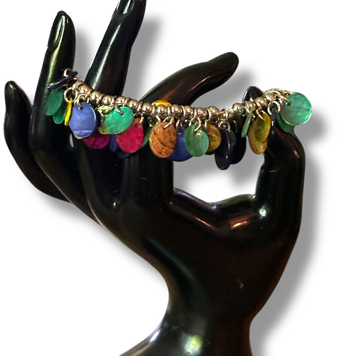 Other Lia Sophia Prismatic dyed shell charm stretch bracelet Size ONE SIZE - 2 Thumbnail