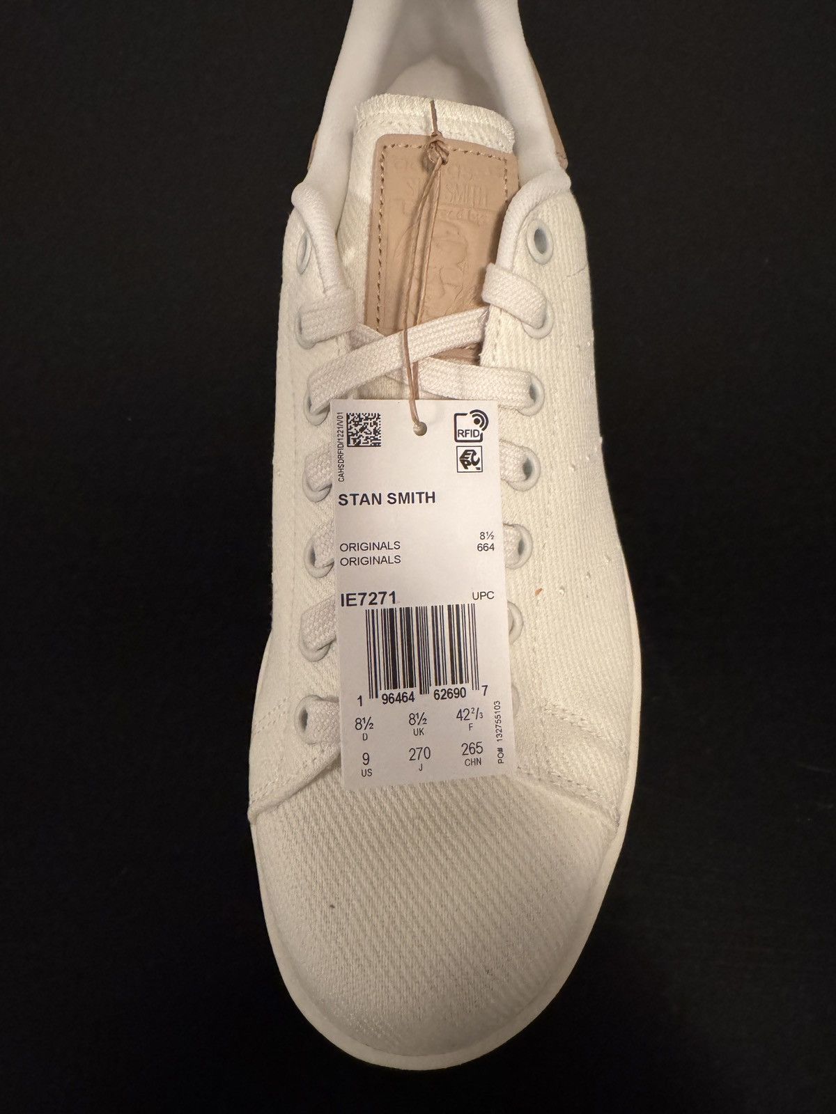 Adidas ADIDAS STAN SMITH CORE WHITE MAGIC BEIGE OFF WHITE Size US 9 / EU 42 - 6 Thumbnail