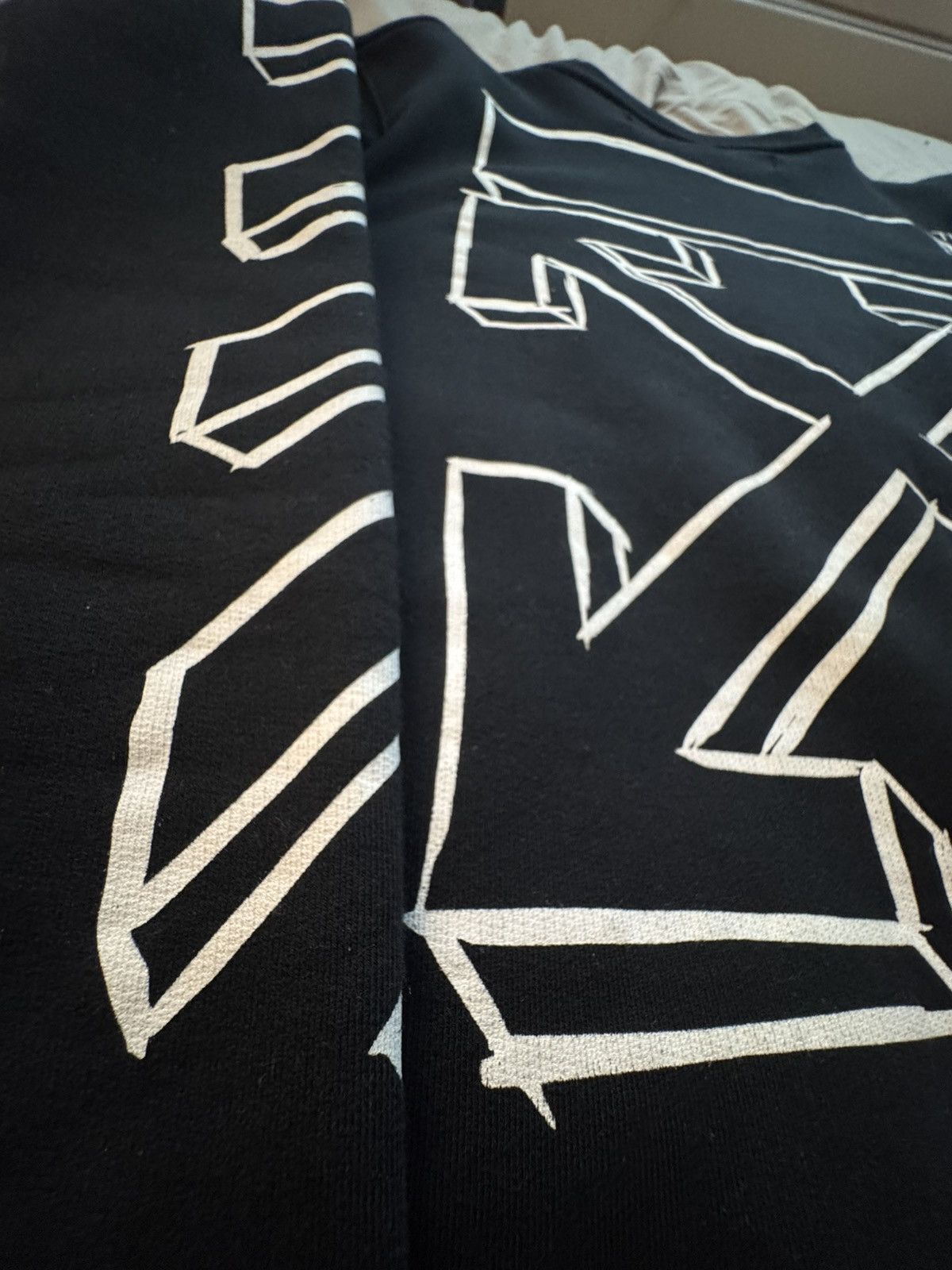 Off-White Off-White Black Crewneck Sweatshirt Size US L / EU 52-54 / 3 - 4 Thumbnail