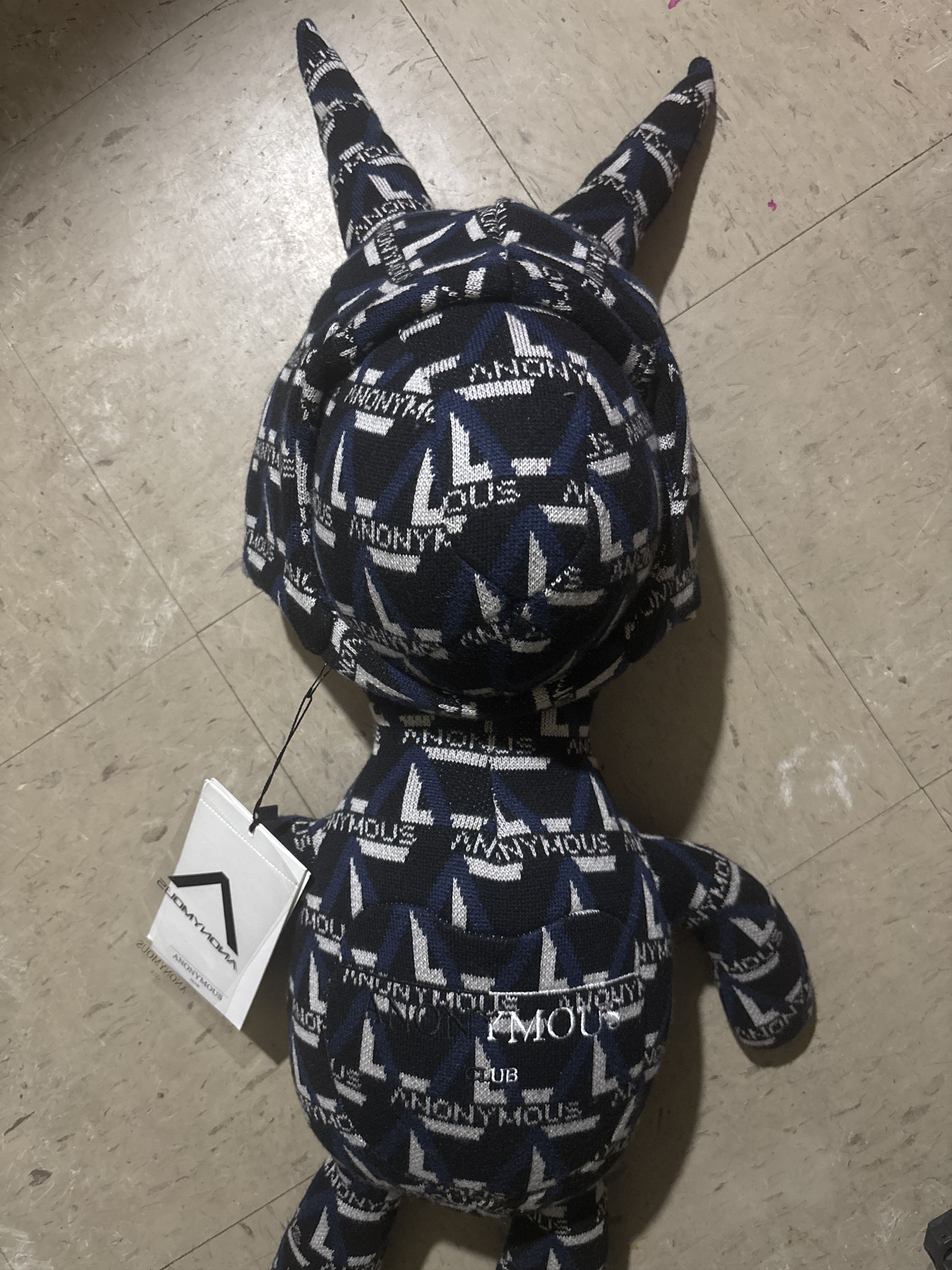 Anonymous Club Anonymous Club Monogram knitLambchop Plushy Size ONE SIZE - 7 Thumbnail