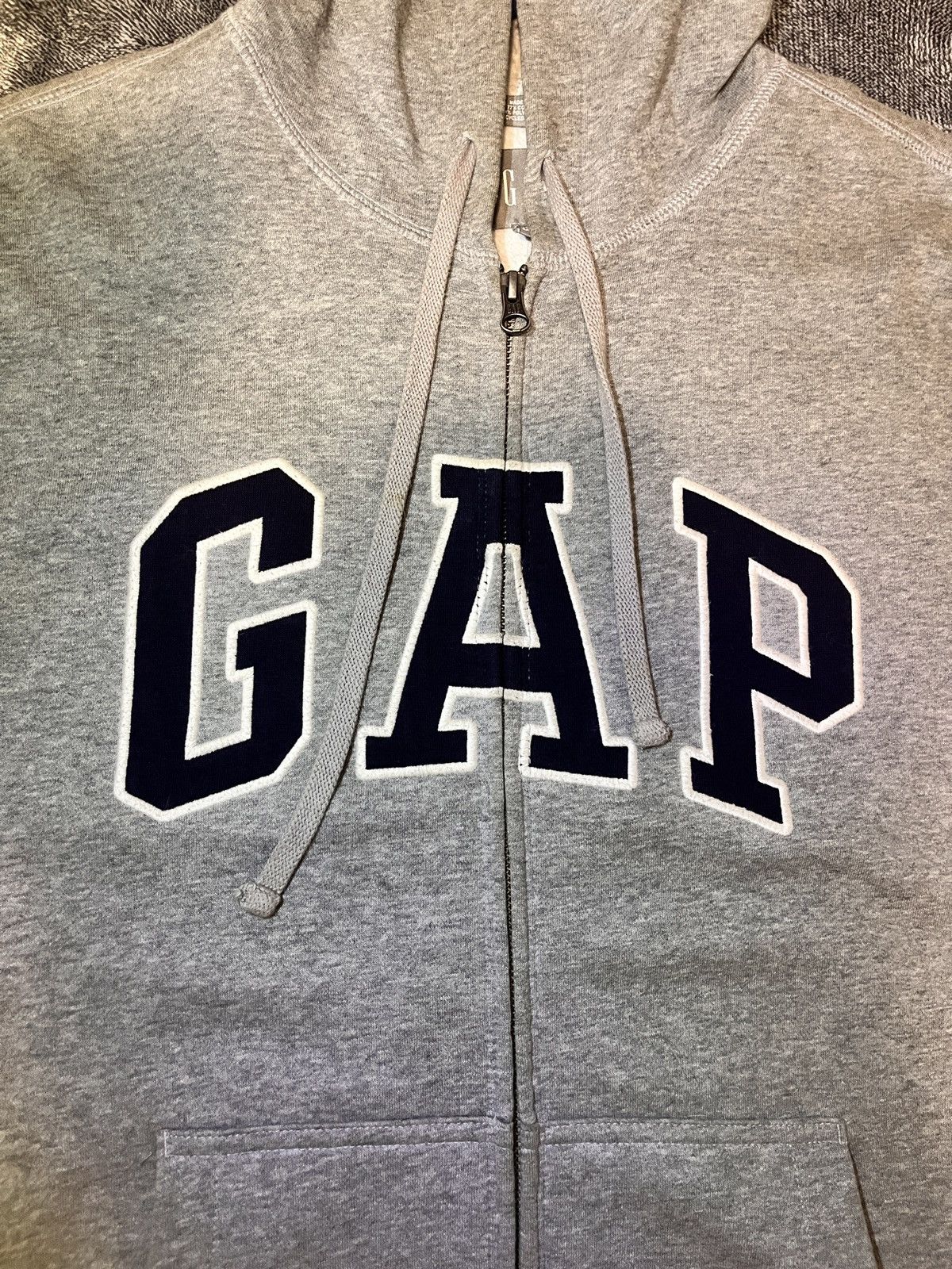 Gap GAP Full-Zip Logo Jacket – Men’s Size Large, Gray Size US L / EU 52-54 / 3 - 2 Thumbnail