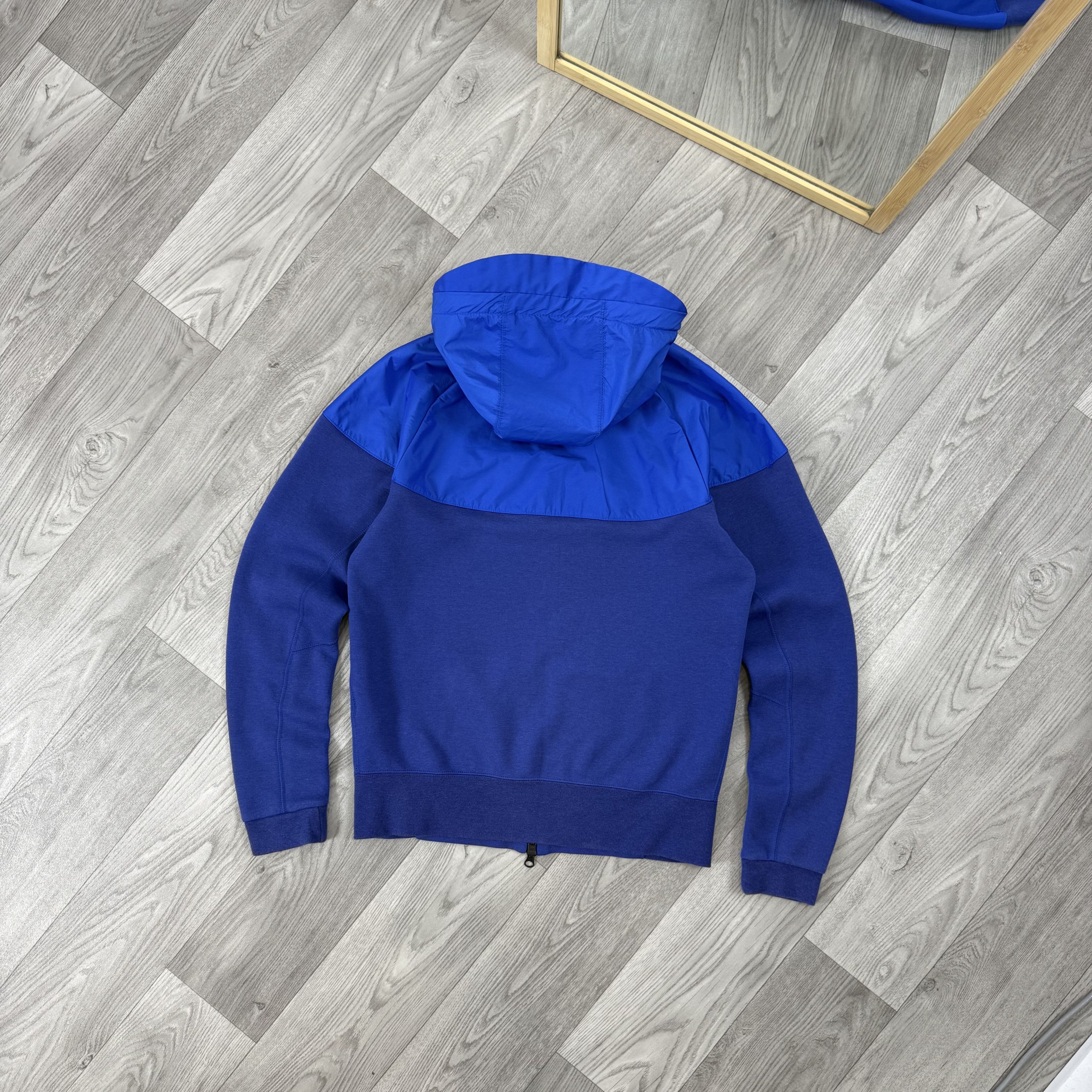 Nike Nike Tech Fleece Blue Zip Hoodie Hooded Track Jacket Size US S / EU 44-46 / 1 - 6 Thumbnail