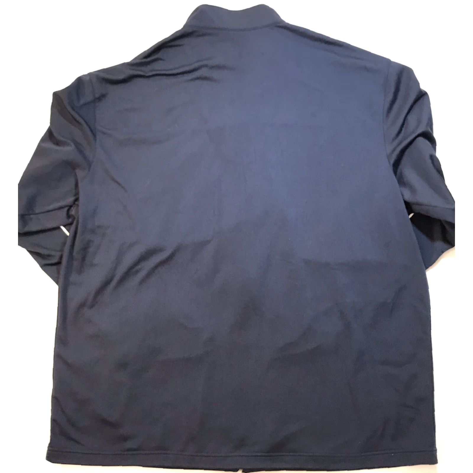 Nike VINTAGE Nike Mens Travis Swoosh Logo Jacket Full Zip Sz XXL Golf Coat Blue Jacket Size US XXL / EU 58 / 5 - 2 Thumbnail