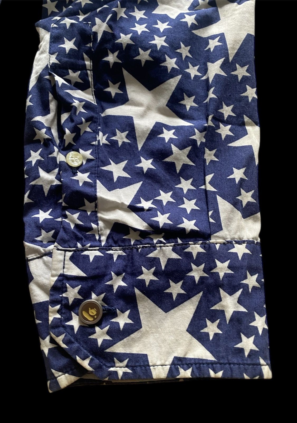 Bape Bathing Ape All-Over Star Print Long-Sleeve Shirt Size US M / EU 48-50 / 2 - 5 Thumbnail