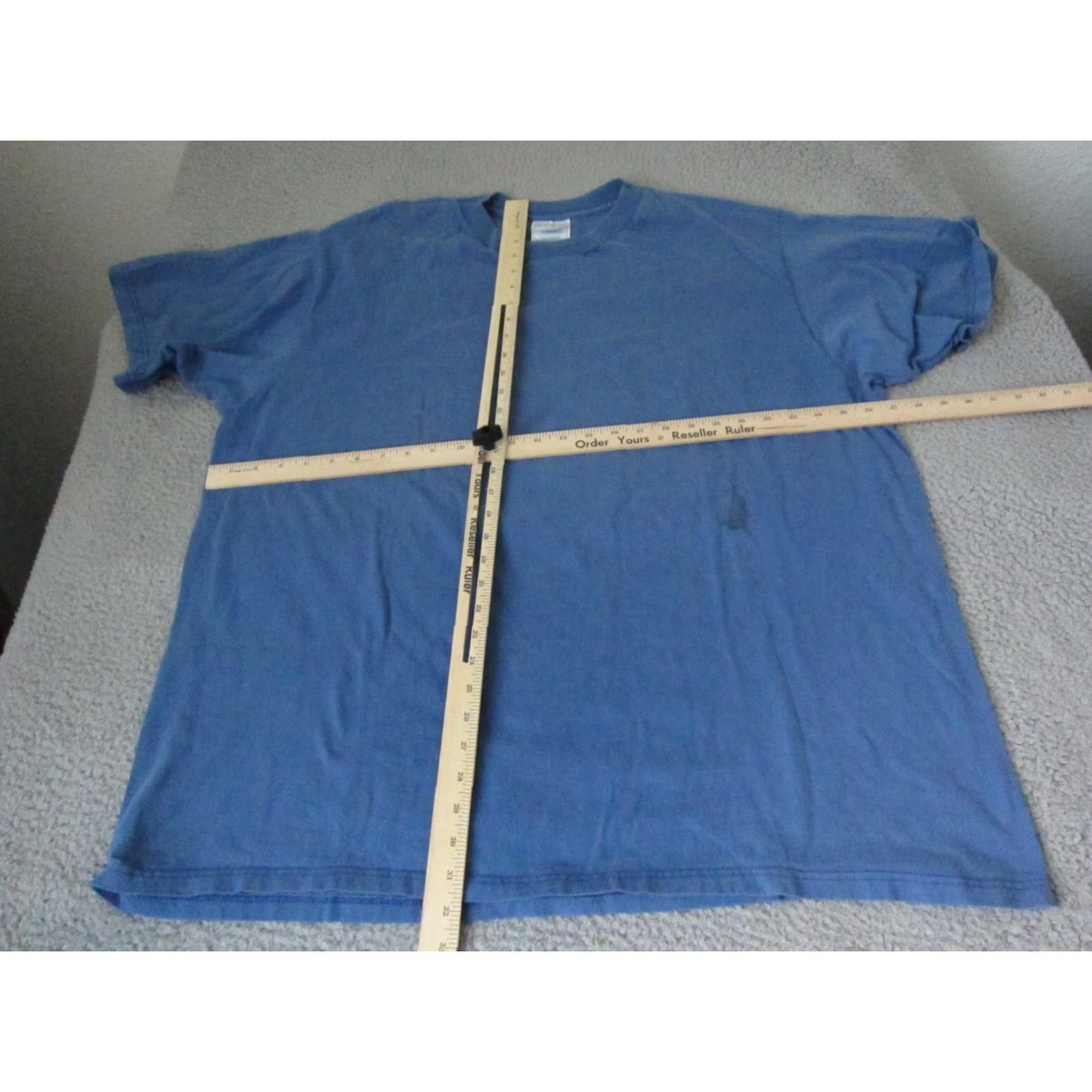Fruit Of The Loom VINTAGE Fruit of the Loom Shirt Mens 3XL Blue Cotton 90s T-Shirt Crew Neck Short Sleeve Jersey Classic 80s 90s Size US XXL / EU 58 / 5 - 6 Thumbnail