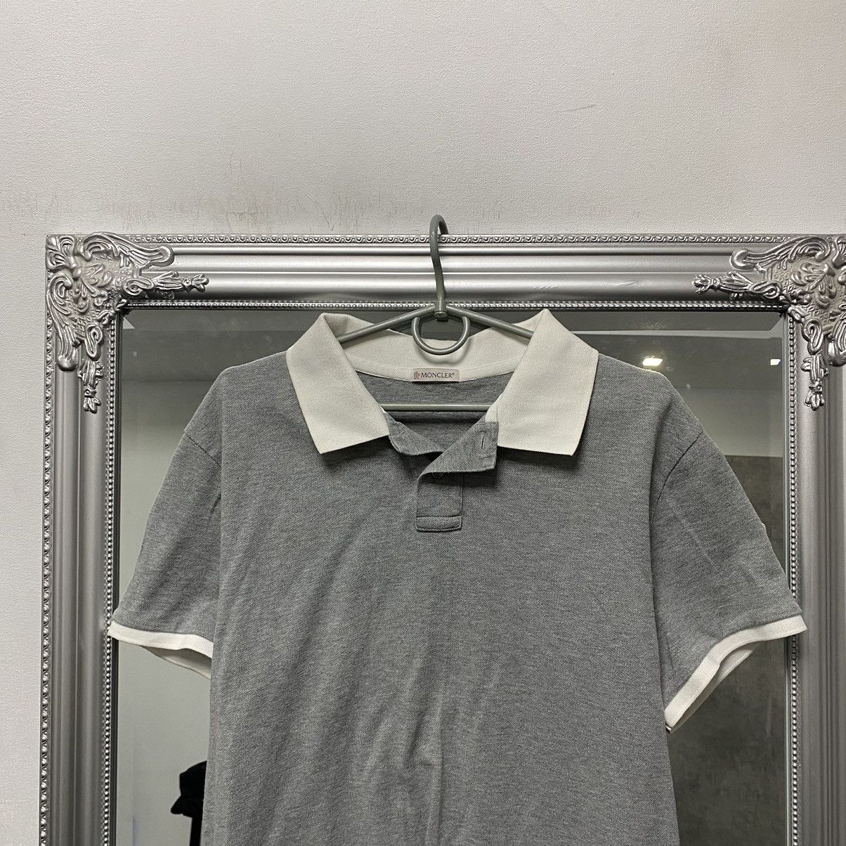 Moncler Vintage Moncler polo shirt Size US XL / EU 56 / 4 - 2 Thumbnail