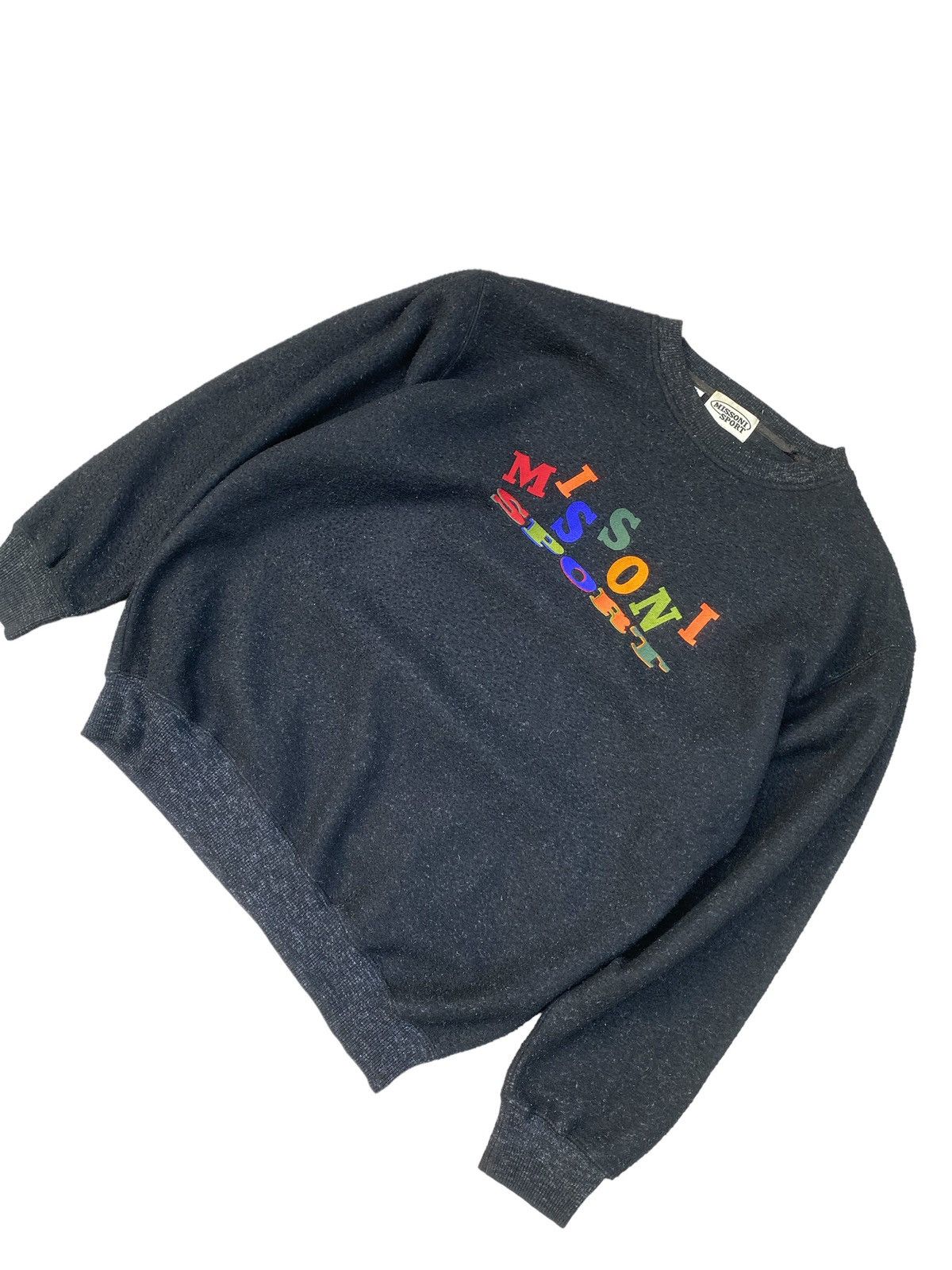 Designer × Missoni × Vintage Vintage 70's MISSONI SPORT Sweatshirt rare Size US L / EU 52-54 / 3 - 1 Thumbnail