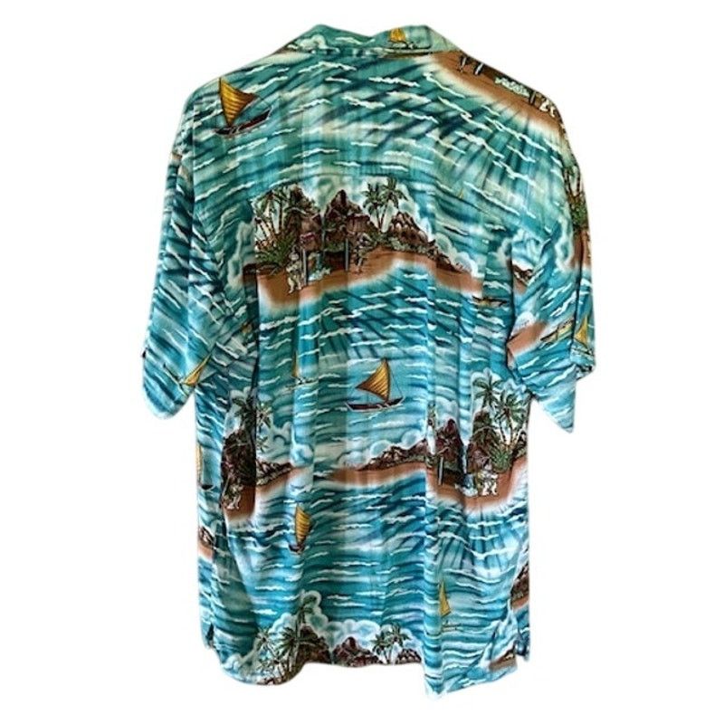 Big Dogs Big Dogs Hawaiian Shirt Small Rayon Island Surf Print Y2K Size US S / EU 44-46 / 1 - 6 Thumbnail