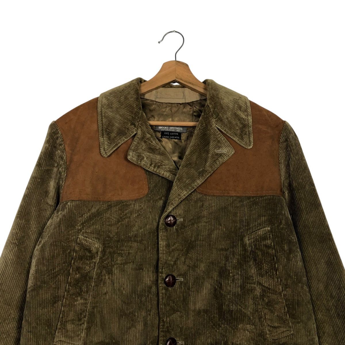 Brooks Brothers 🔥VINTAGE CORDUROY WORK JACKET BROOKS BROTHER MADE IN ENGLAND Size US M / EU 48-50 / 2 - 5 Thumbnail