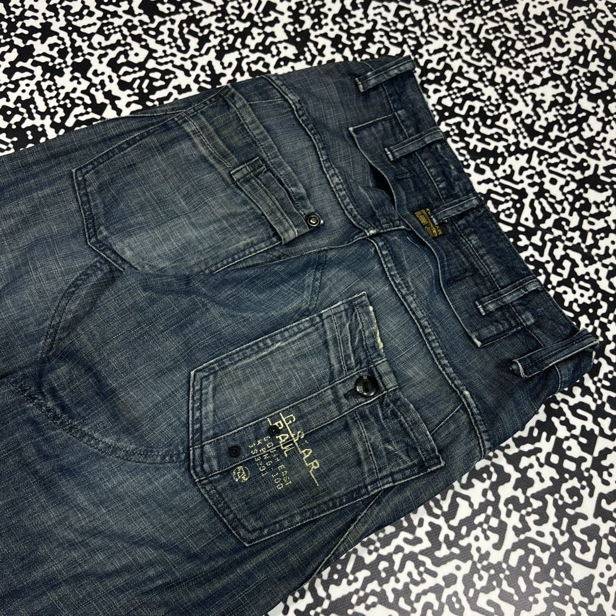 G-Star Vintage Y2K G Star Raw Japanese Style Denim Distressed Jeans Size US 30 / EU 46 - 10 Thumbnail