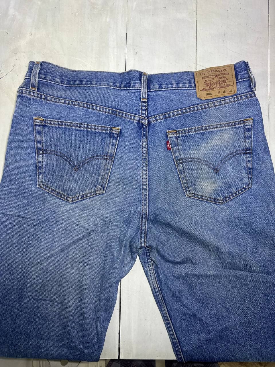 Levi's Jeans Levi's 504 Strauss&Co W38 L32 Size US 32 / EU 48 - 4 Thumbnail