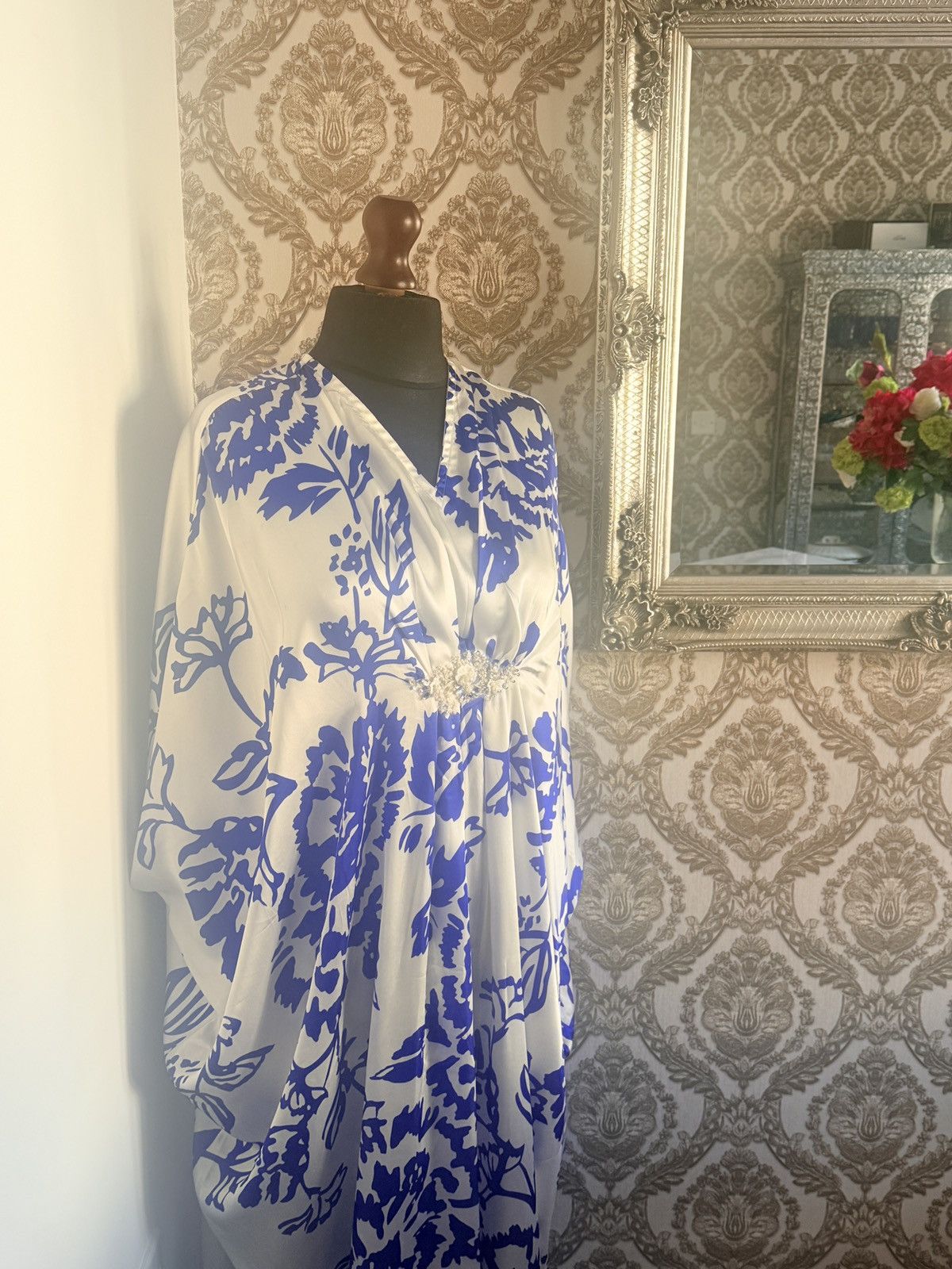 Other Beatuful designer silk kaftan Size XL / US 12-14 / IT 48-50 - 3 Thumbnail