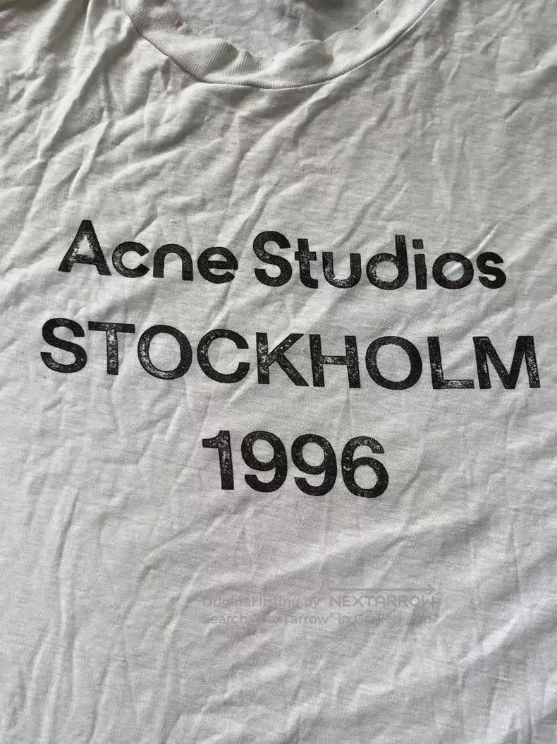 Acne Studios Acne Studios 1996 Series Lettering Logo Distressed Printed Size US M / EU 48-50 / 2 - 3 Thumbnail