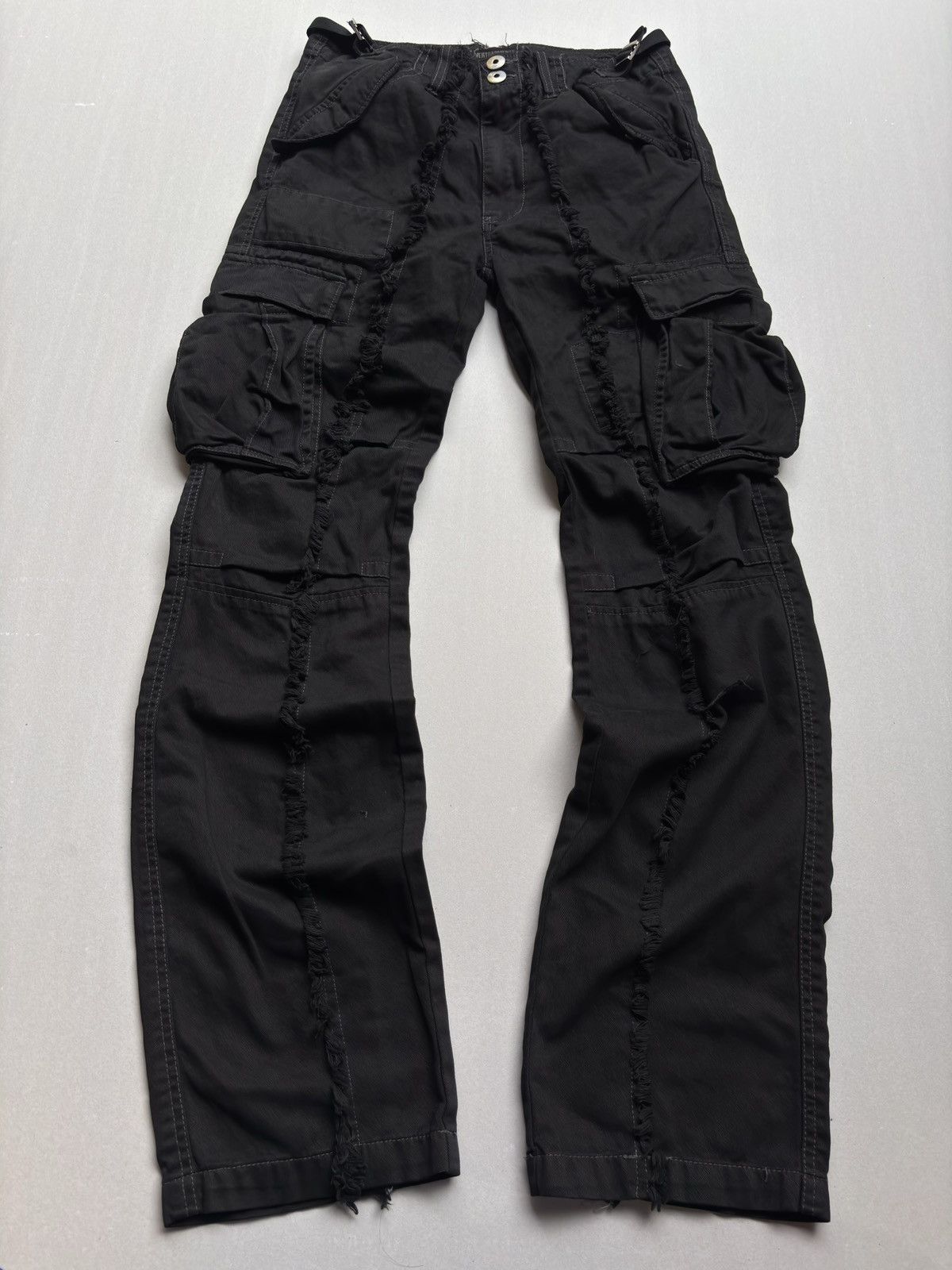 Japanese Brand VERTGARMENTS frayef bondage cargo pants Size US 28 / EU 44 - 1 Thumbnail