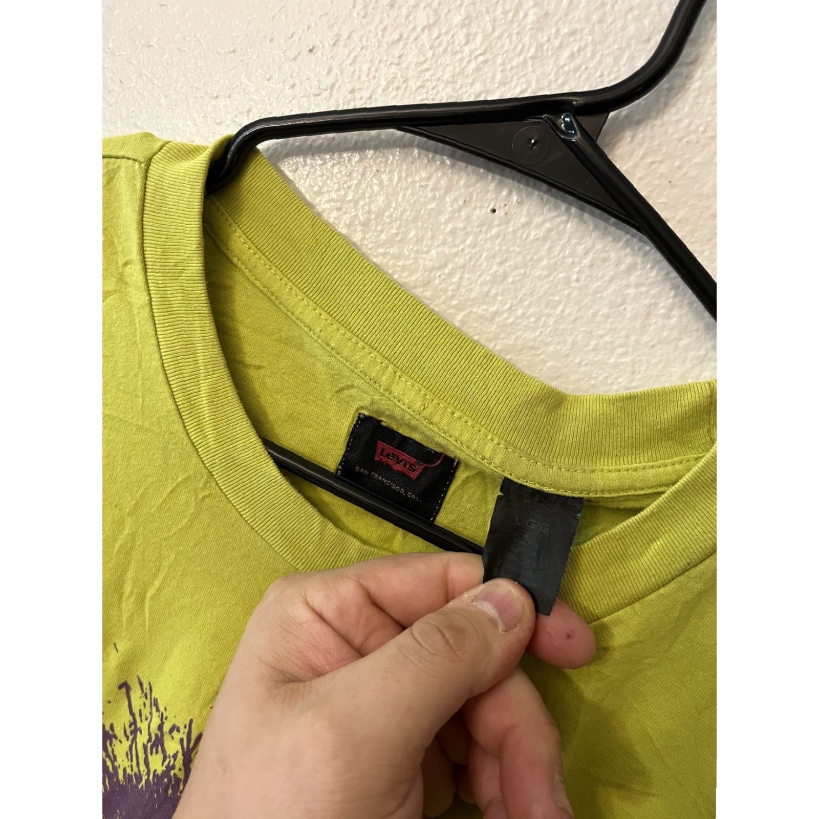 Levi's Levi's Shirt Men Large Green Skate Graphic Boxy Crew Neck Short Sleeve T-Shirt Size US L / EU 52-54 / 3 - 2 Thumbnail