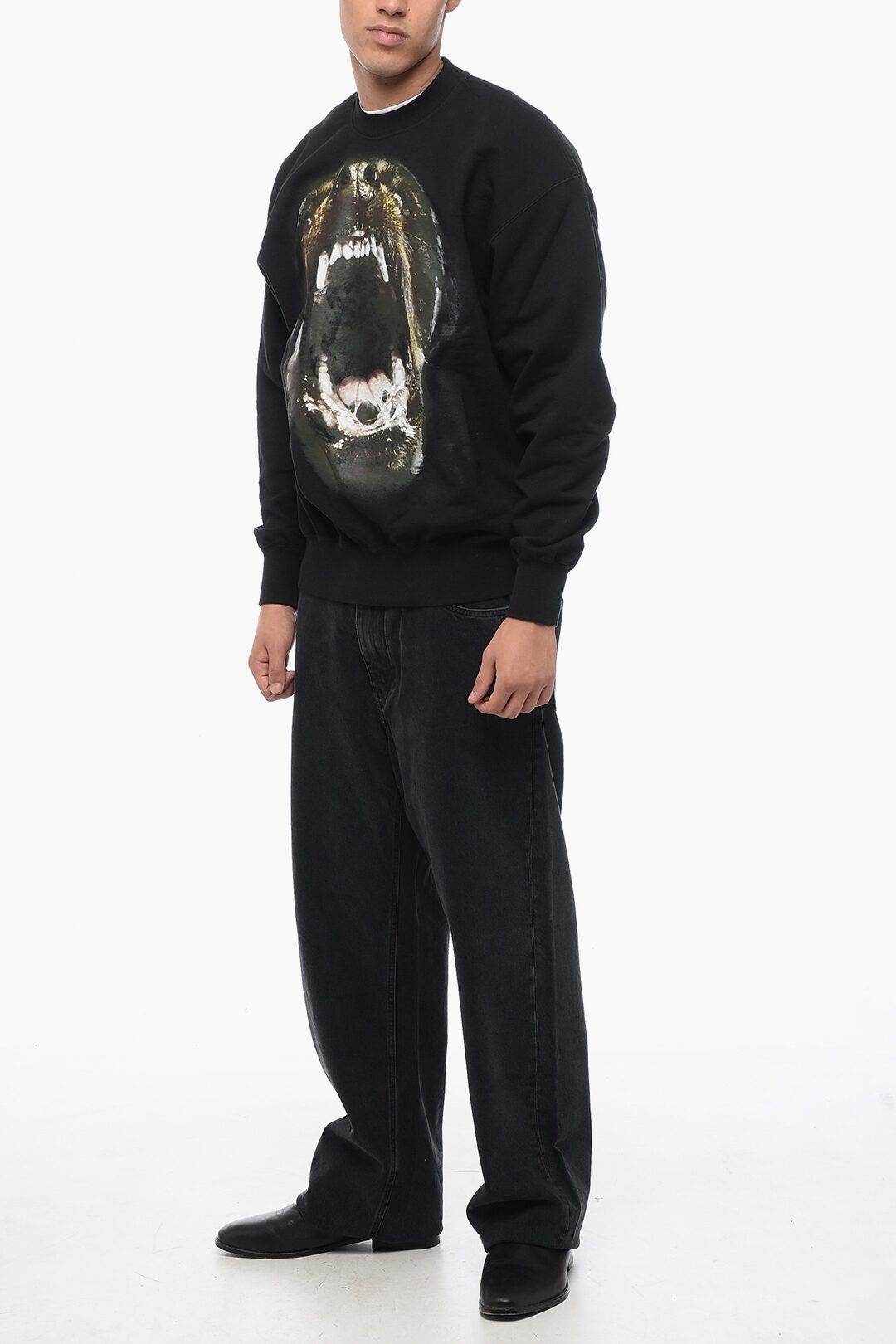1989 STUDIO og1mm1024 Crewneck Sweatshirt in Black Size US XXL / EU 58 / 5 - 4 Thumbnail