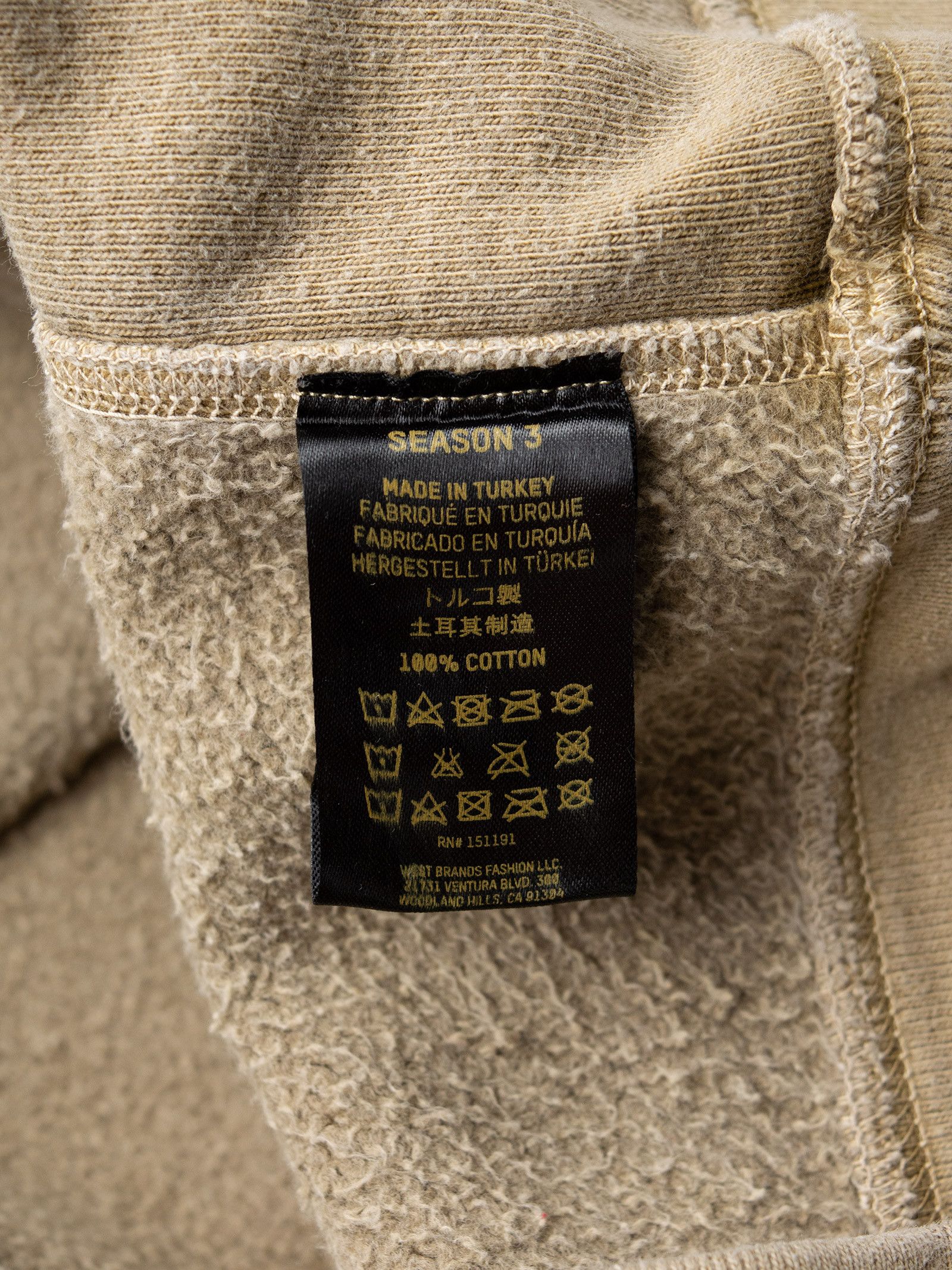 Yeezy YEEZY Season 3 (2016) - Fleece Crew Sweat (Earth) - size M Size US M / EU 48-50 / 2 - 6 Thumbnail