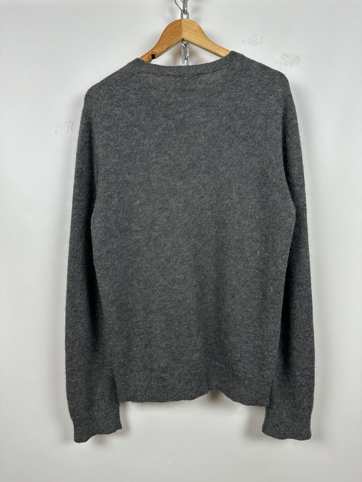 Prada Prada Gray Alpaca Wool Sweater Size US L / EU 52-54 / 3 - 2 Thumbnail