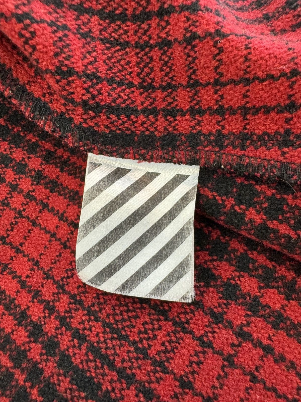 Off-White Off-White Red Tartan Flannel Size US L / EU 52-54 / 3 - 6 Thumbnail