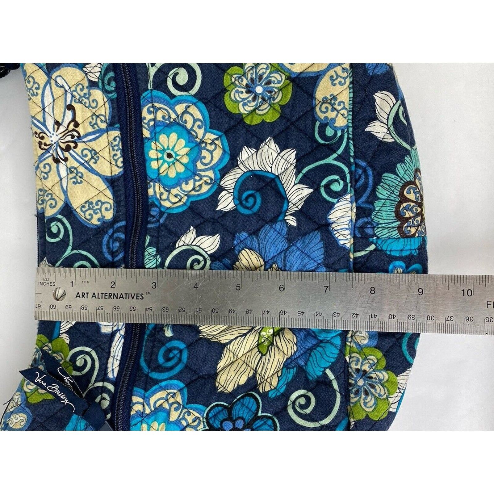Vera Bradley Vera Bradley Mod Floral Blue Quilted Shoulder Bag Tote Purse Size ONE SIZE - 11 Thumbnail