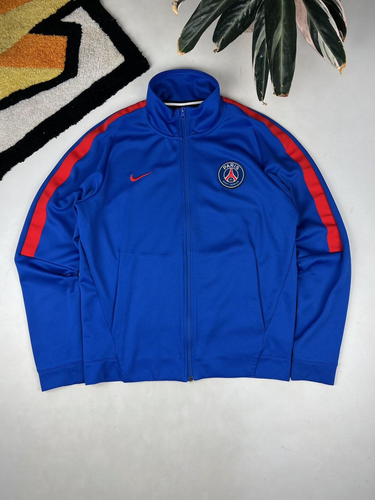 Nike PSG Damen Windbreaker L Training Jacke Vintage