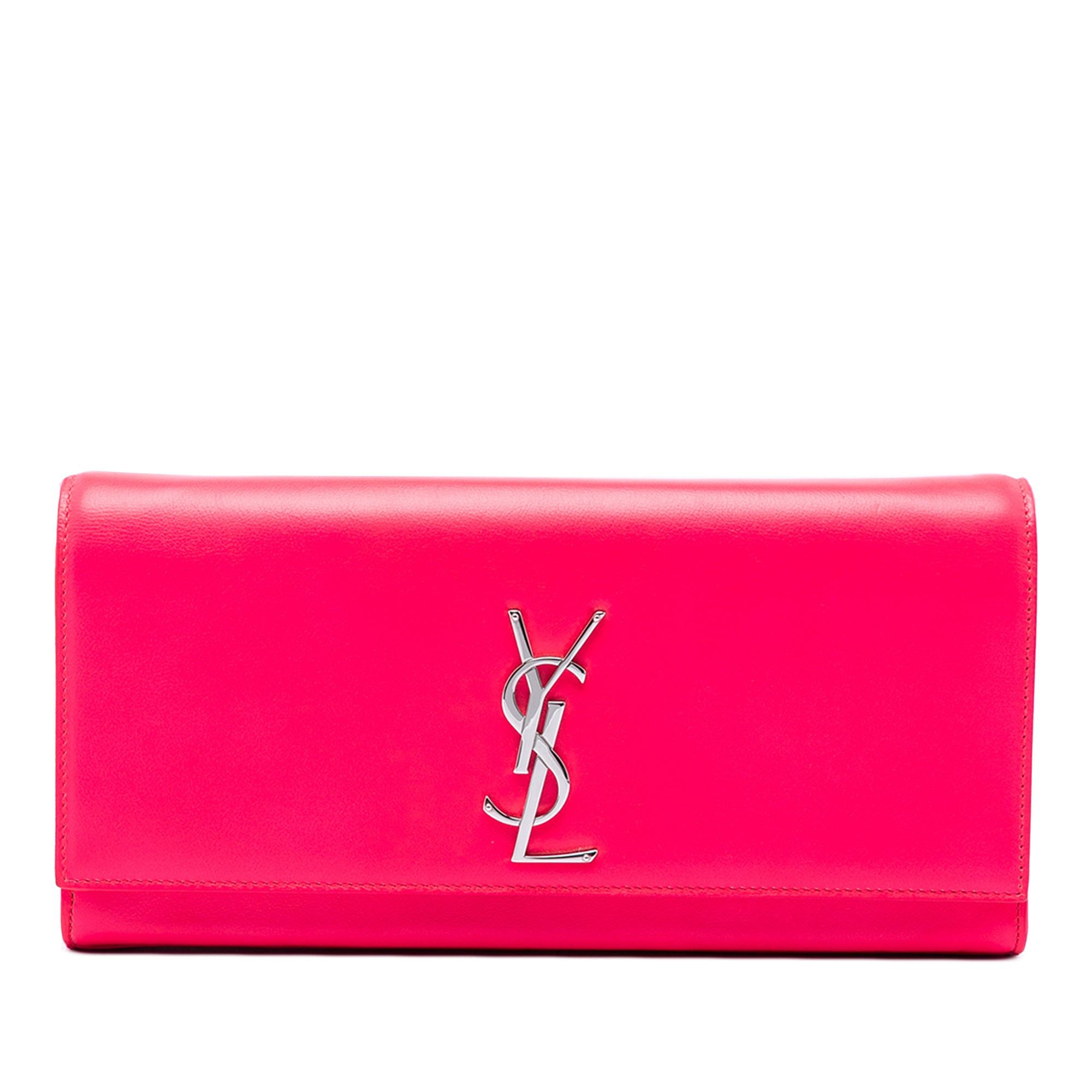 Saint Laurent Paris Smooth Calfskin Monogram Cassandre Clutch Size ONE SIZE - 1 Thumbnail