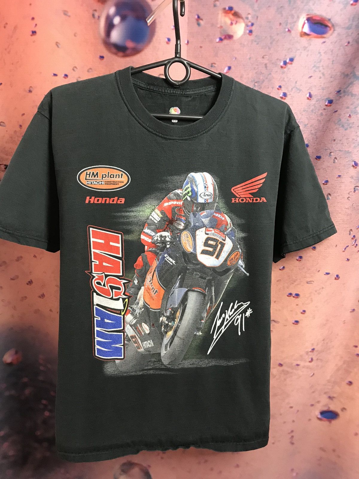 Honda × Vintage Vintage Leon Haslam Honda racing tee Size US M / EU 48-50 / 2 - 2 Thumbnail