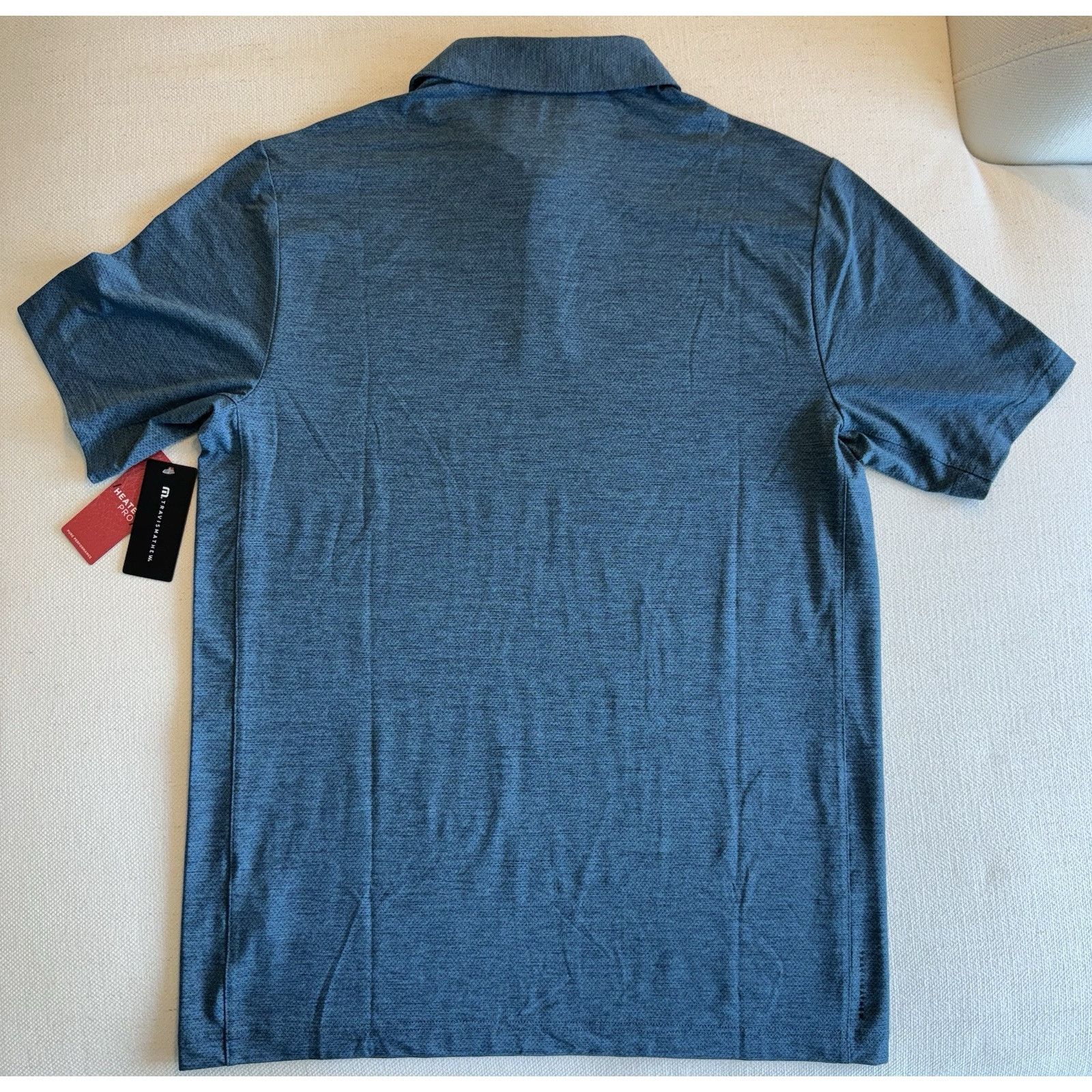 TravisMathew Travis Mathew Polo - Men's (M) Blue Size US M / EU 48-50 / 2 - 2 Thumbnail