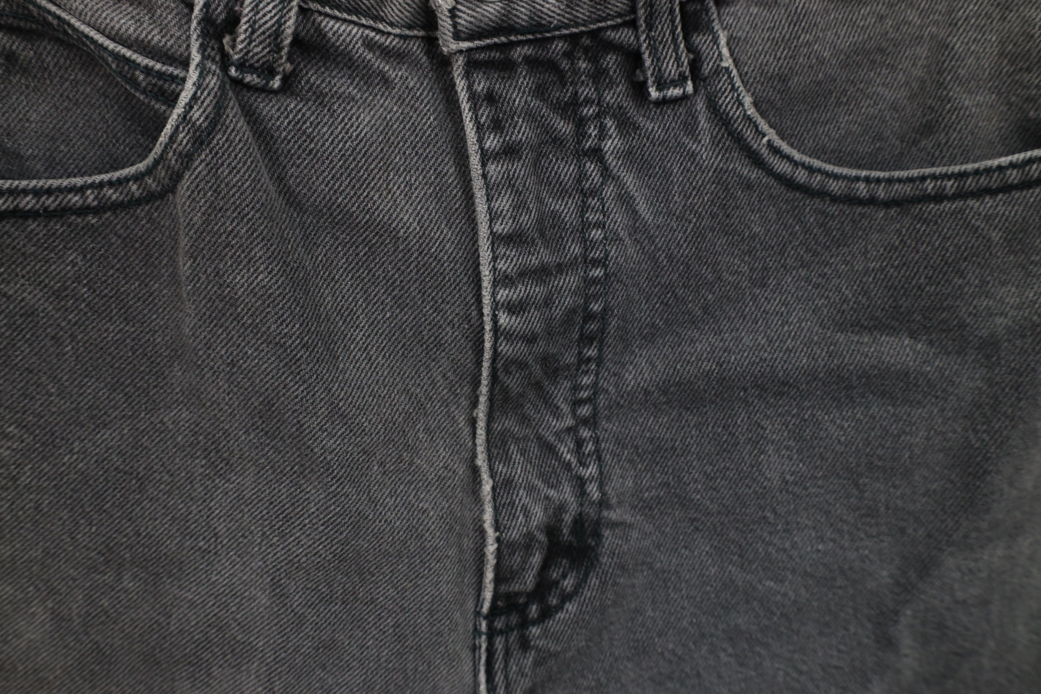 Guess × Vintage Vintage 90s Guess Tapered Skinny Leg Denim Jeans Black USA Size 29" - 9 Thumbnail