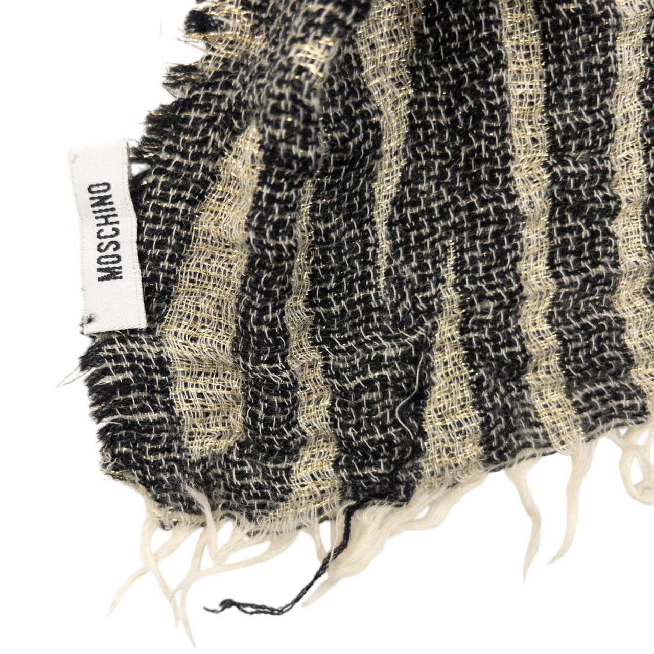 Moschino Vintage Moschino Monogram Text Scarf Size ONE SIZE - 6 Thumbnail