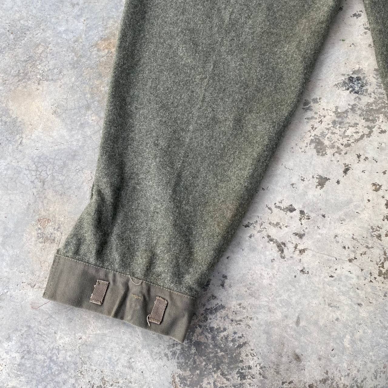 Vintage Extreme Rare Authentic WWI 1918 Military Wool Trousers Size US 34 / EU 50 - 4 Thumbnail