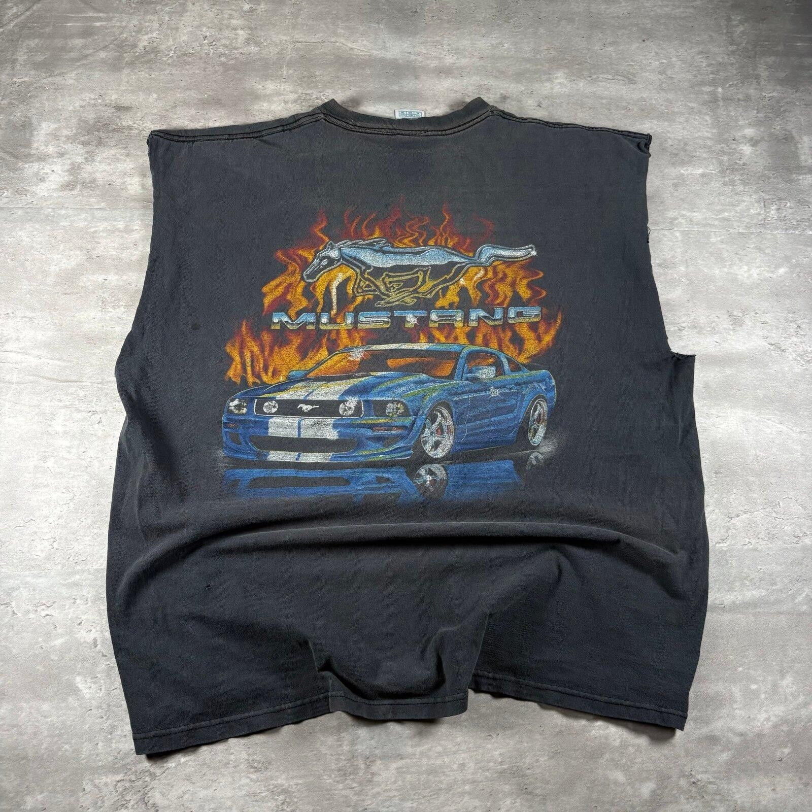 Mustang Vintage Ford Mustang Flame Cutoff Size US L / EU 52-54 / 3 - 1 Thumbnail