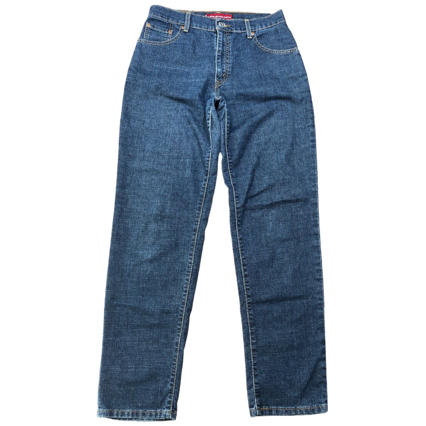Levi's VINTAGE Levi's Jeans 550 Relaxed Mom Tapered High Rise 8 29in 32in Inseam Blue Denim Ladies Womens Size 29" - 2 Thumbnail