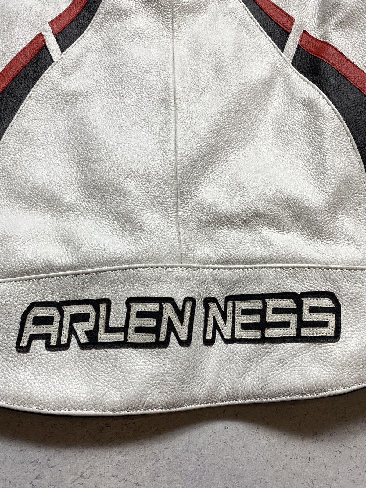 Leather Men's motorcycle leather jacket Arlen Ness Edge Size US L / EU 52-54 / 3 - 13 Thumbnail