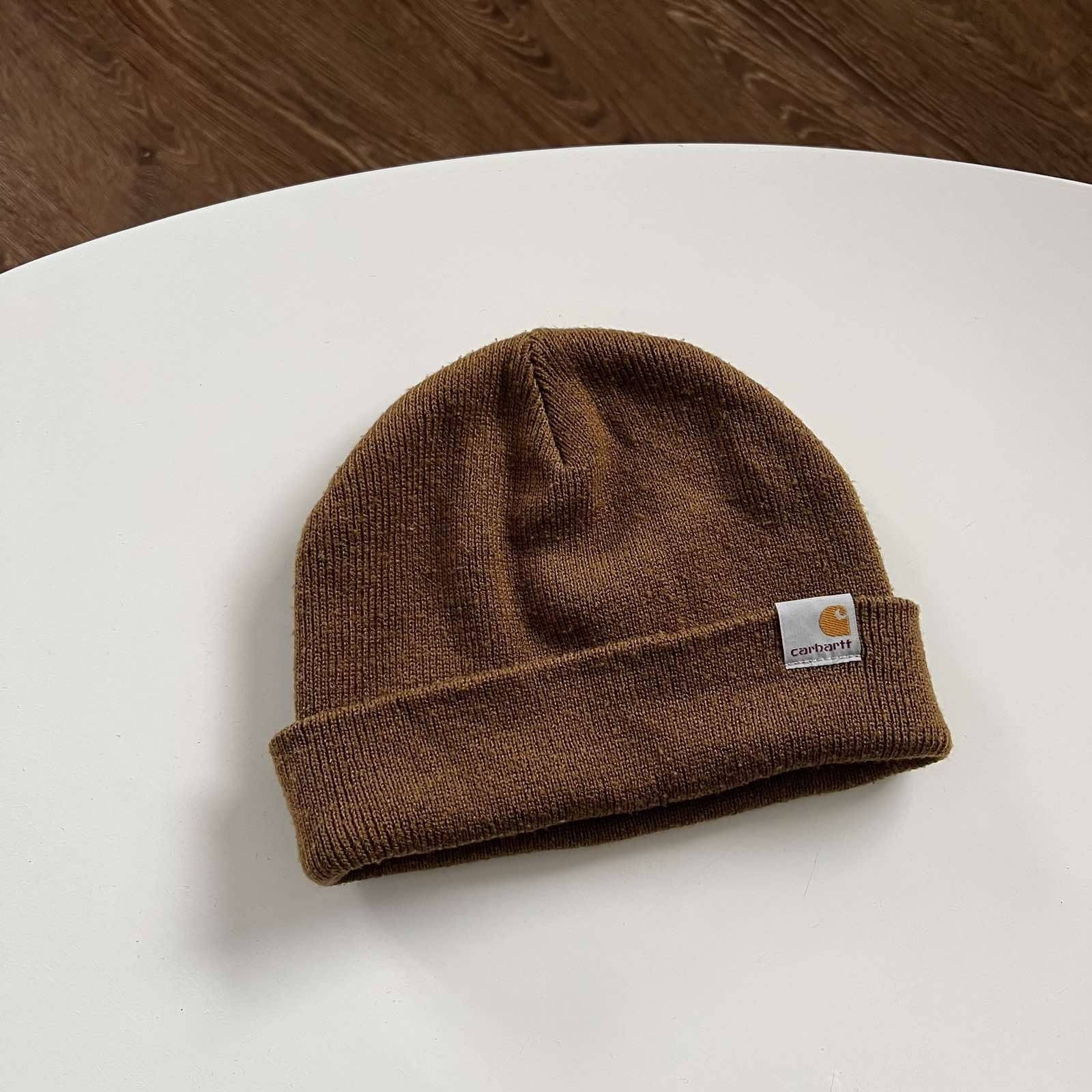 Carhartt Brown Carhartt Beanie Hat Size ONE SIZE - 1 Thumbnail
