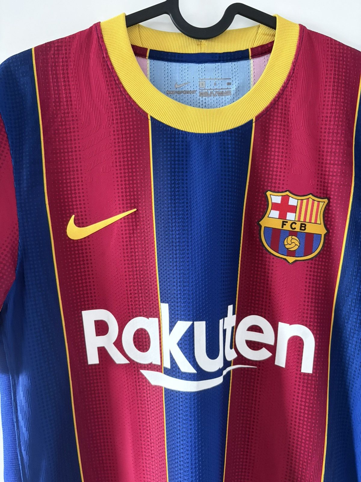 Barcelona nike 2020/2021 domowa meczowa Vapor — zdjęcie 2