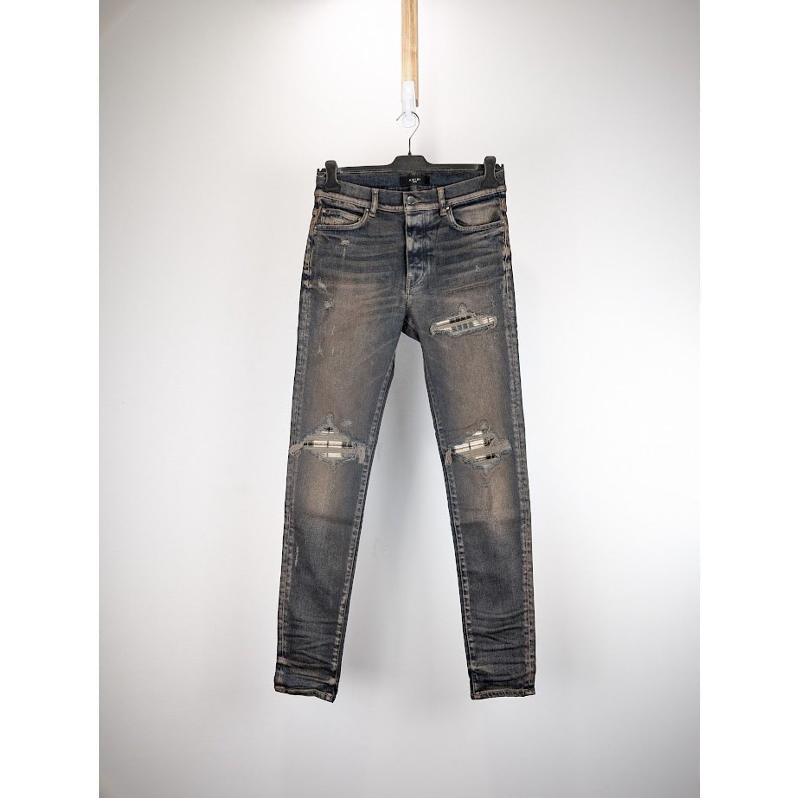 Amiri Mx 1 Jeans Grey | Grailed