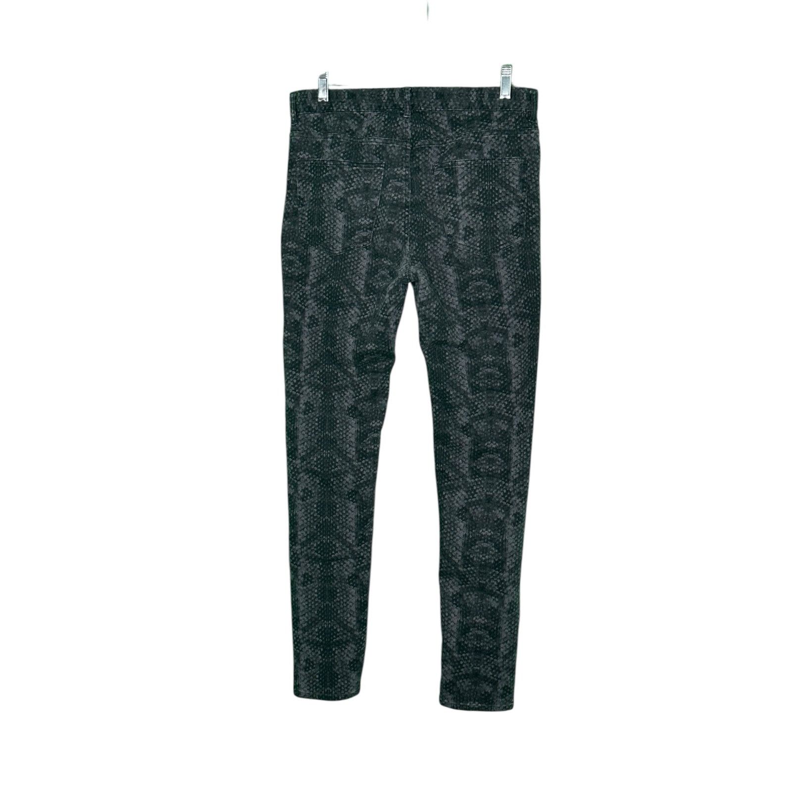 H&M H&M gray snake print skinny fit jeans size 31 Size 32" / US 10 / IT 46 - 21 Thumbnail