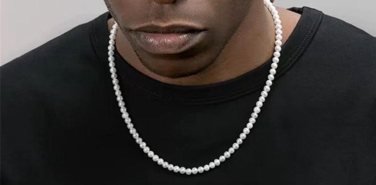 Other 40 cm6 Mm Imitation Pearl Chain Size ONE SIZE - 2 Thumbnail