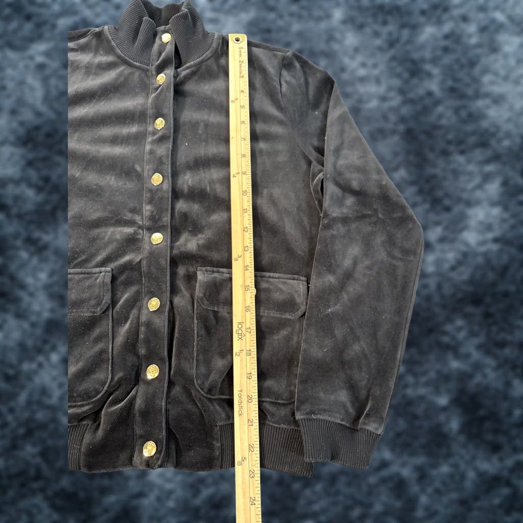 Ralph Lauren VINTAGE Ralph Lauren Jacket Womens Bomber Velvet Black M Button Gold Button Womens/女? Size M / US 6-8 / IT 42-44 - 1 Thumbnail