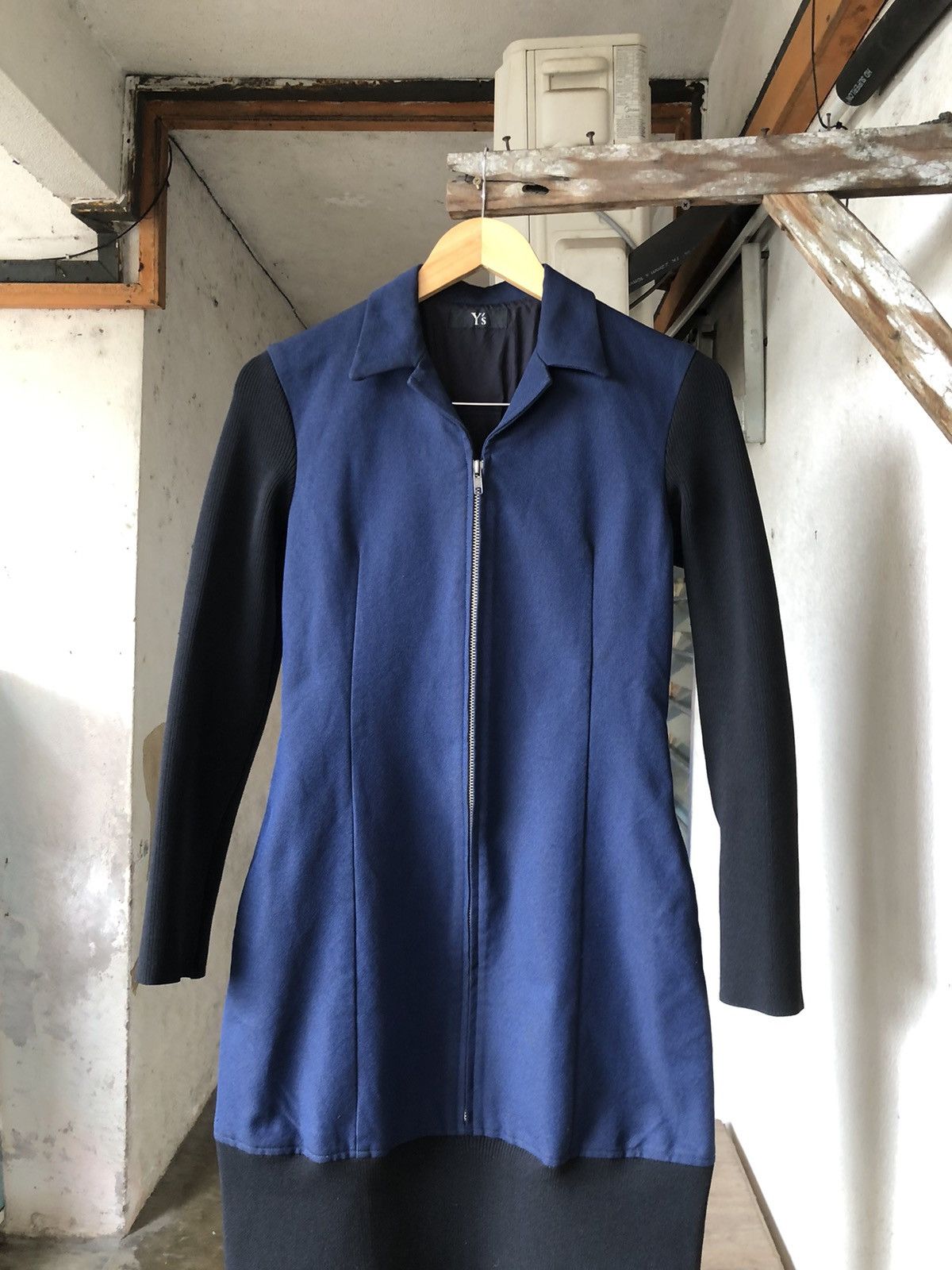 Yohji Yamamoto Rare❗️Ys Yohji Yamamoto Jacket Dress Women Autumn Zipper Size XS / US 0-2 / IT 36-38 - 4 Thumbnail